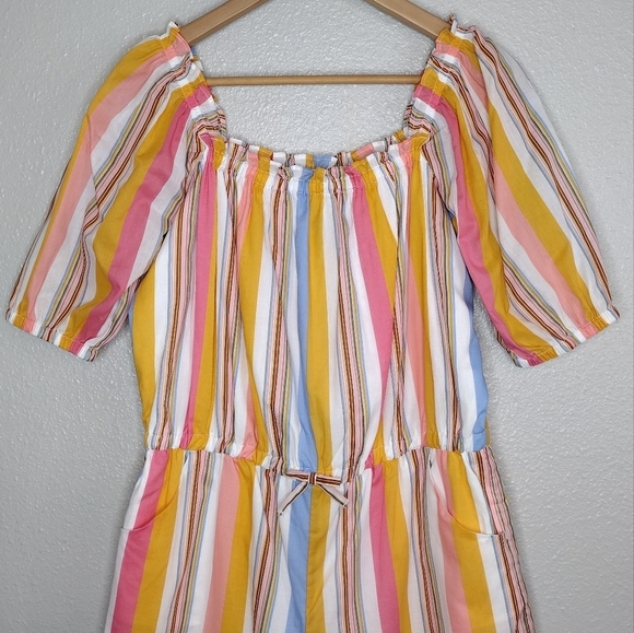 NWT Janie And Jack Striped Beachy Elastic Waist Romper Size XXL - Picture 3 of 14